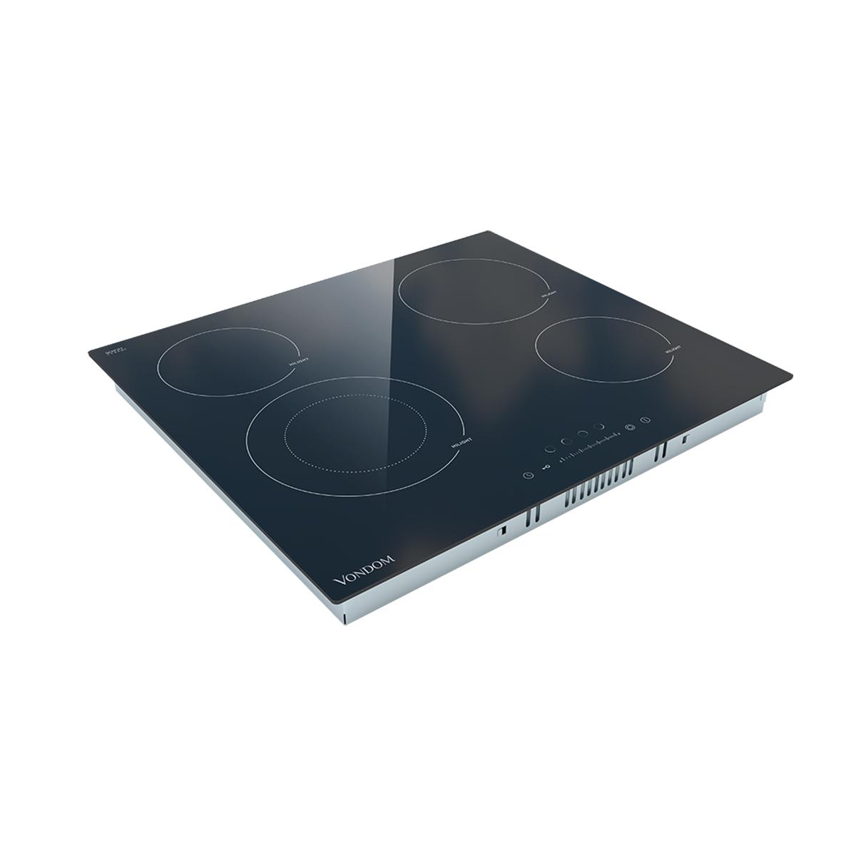 Combo Vondom Horno Digital Empotrable De 60cm + Anafe Vitroceramico